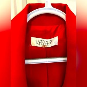Kasper size 10 red blazer